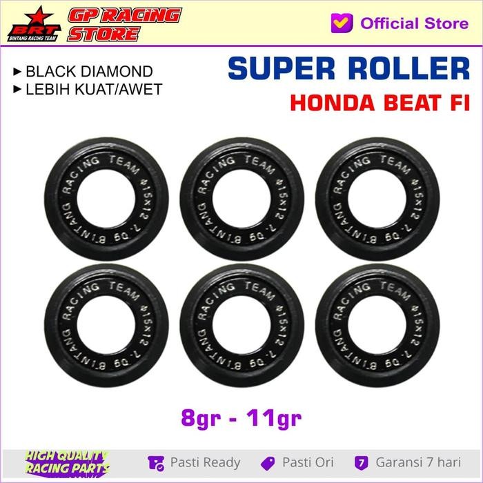 BRT Super Roller Black Diamond Honda Scoopy Fi / Beat Fi - 8 Gram