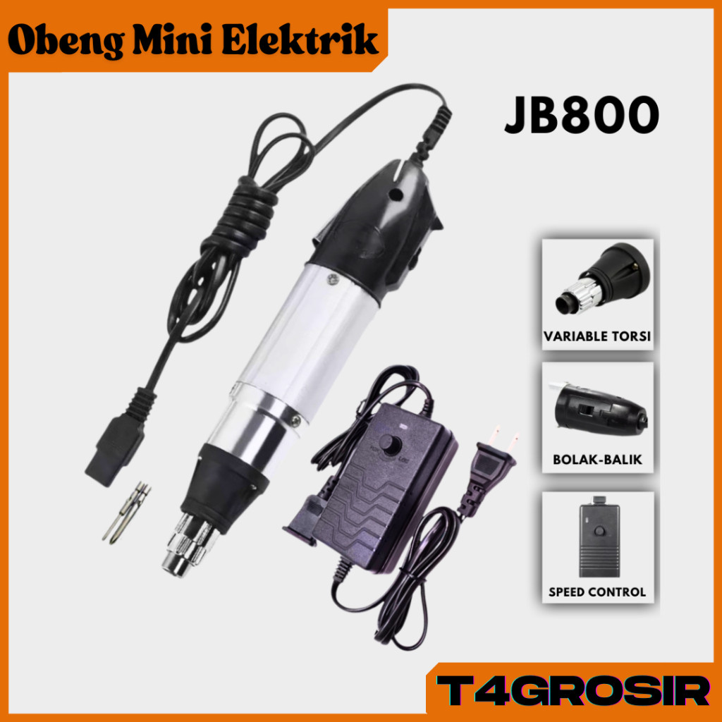 Obeng elektrik Jb800 obeng listrik bolak balik service obeng plus 2 mm dan 4 mm murah