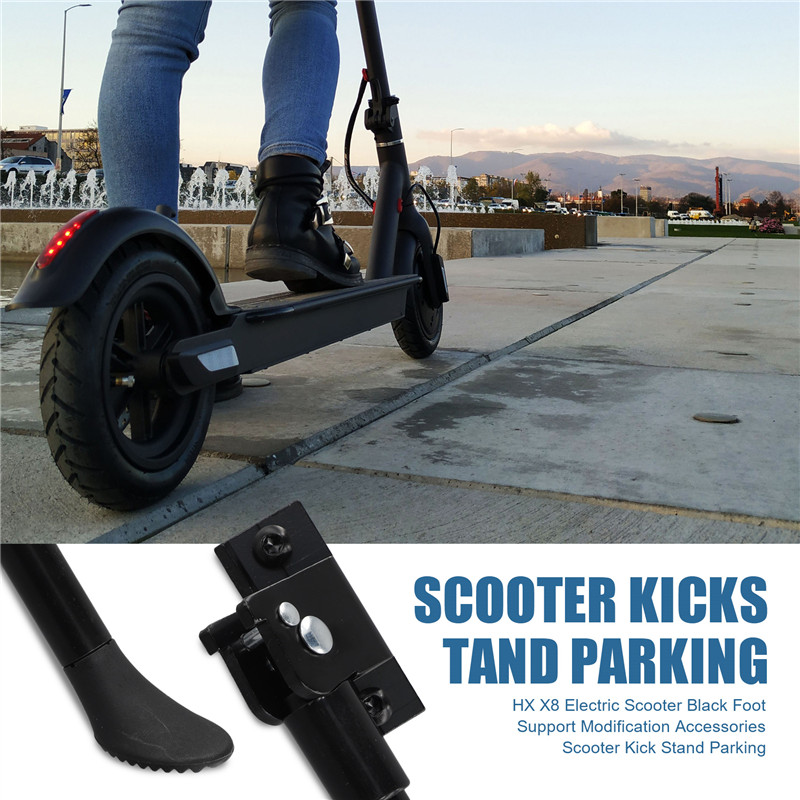 2Z-Electric Scooter Parking Kickstand For HX Foot Support Stand Tripod Side Support Scooter Accessor