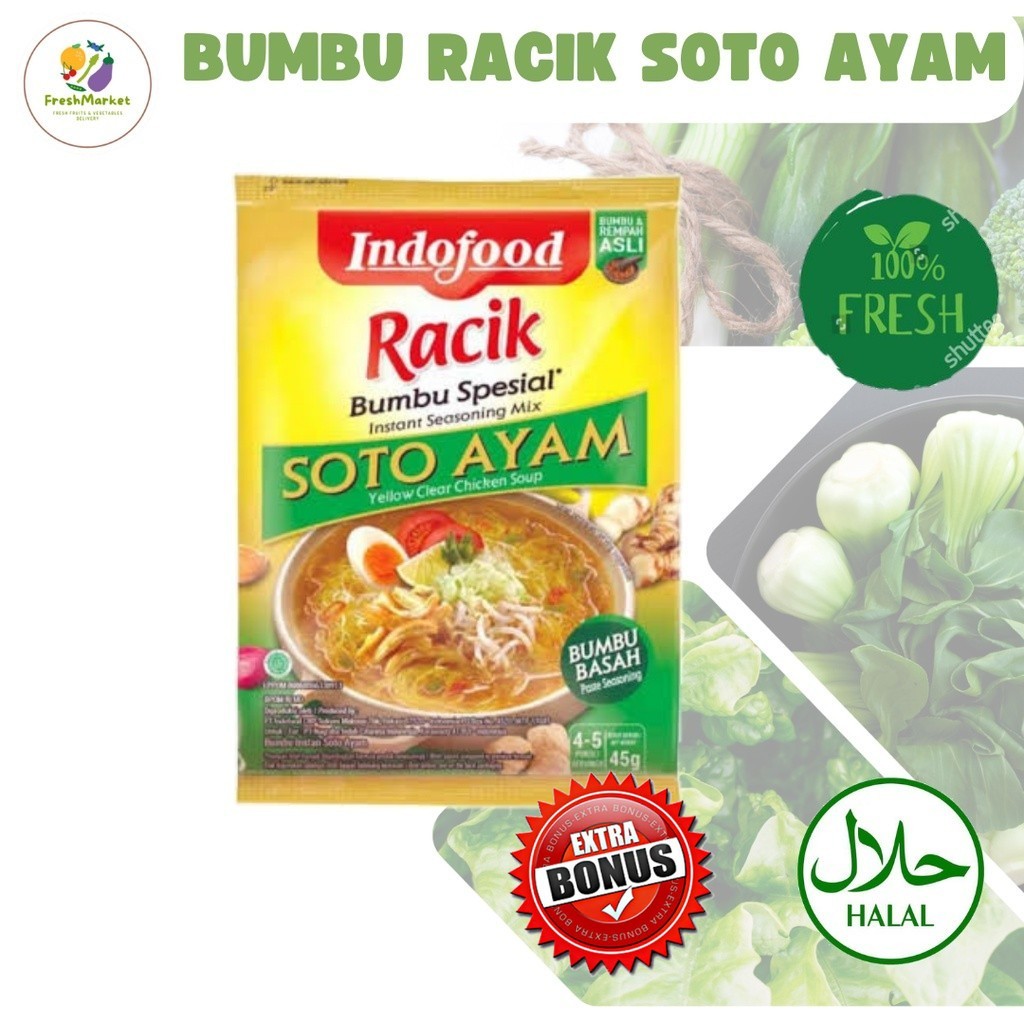 Bumbu Racik Soto Ayam Indofood 1 Sachet Sayurinstant