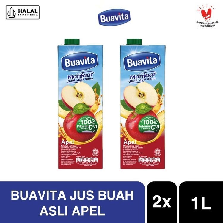 

Buavita Apple 1000 mL Twin Pack