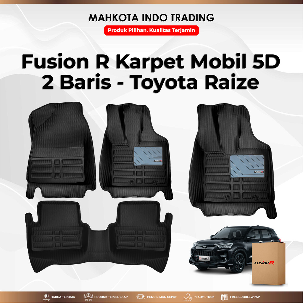 Fusion R Karpet Mobil 5D Daihatsu Rocky  Premium
