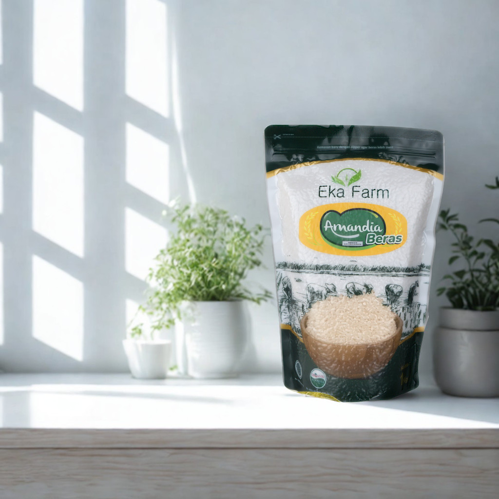 

Eka Farm Beras Diabetes Amandia 1kg - Beras Organik Rendah Gula
