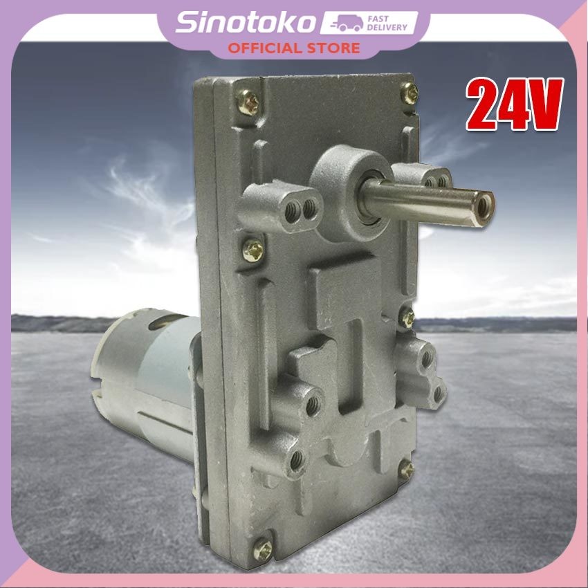 Motor Pengurangan Kecepatan DC Takanawa 555 Motor Gear 12v-24v Dc Bahan Metal