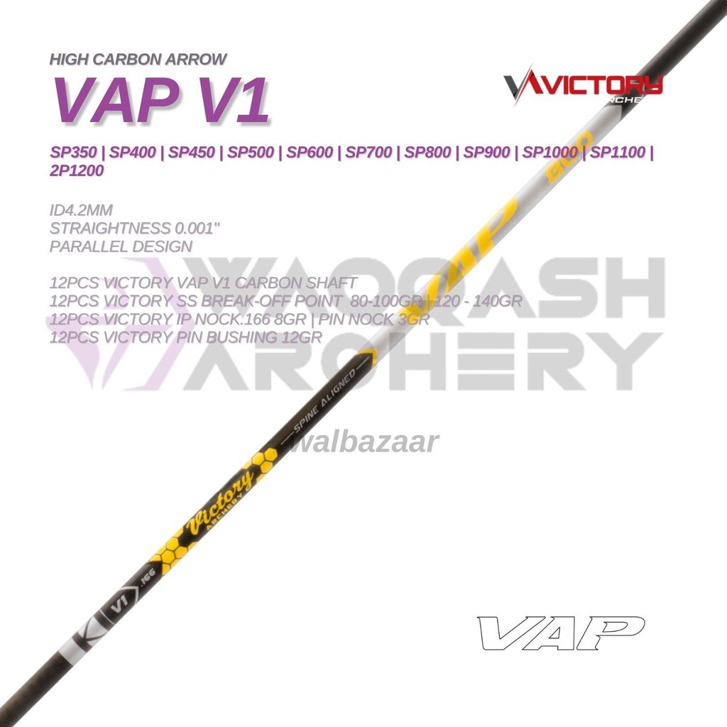 VICTORY VAP ELITE V1 Carbon Arrow 0.001" ID 4mm