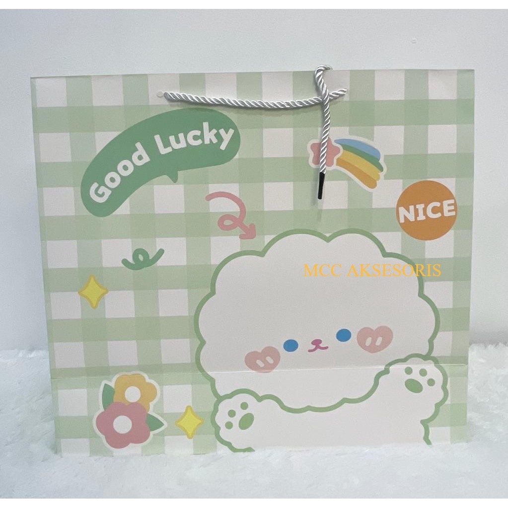 

KBA bag paper bag gift bag jumbo goodie bag tas kado tas kertas super jumbo xl tas hampers 35,5 x 32 x14cm