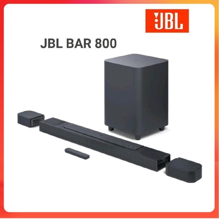 JBL BAR 800 / BAR800 5.1.2 Channel Soundbar With Detechable Surround Speakers and Dolby Atmos JBL BA