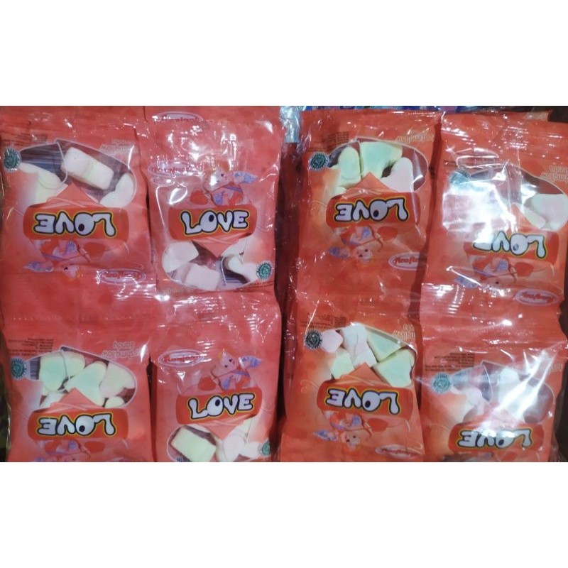 

Marshmallow Love ( isi 20 pcs @6gr )