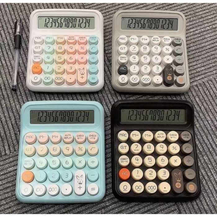 

STYLIST COLOR CALCULATOR KINCIZEN KC-2034 - KALKULATOR FANCY WARNA 14DIGIT DESKTOP MEJA