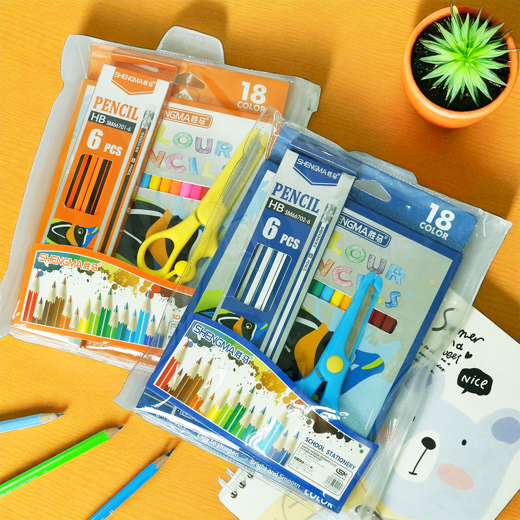 

Stationery Set / Paket Alat Tulis / Souvenir Pensil Set SM8857A