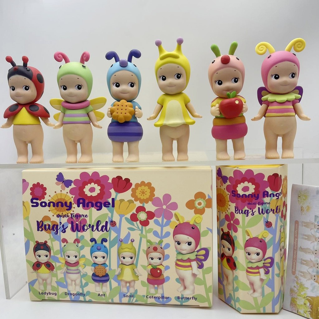 Sonny Angel Bug'S World Blind Box Ladybug Ant Snail Angel Cute Doll Mini Figure Anime Handmade Ornam
