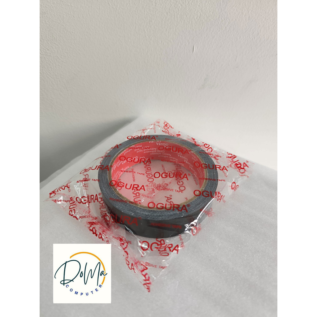 

1 PCS LAKBAN HITAM 1 INCH 12 YARD (24MM x 10M) - OGURA CLOTH BLACK