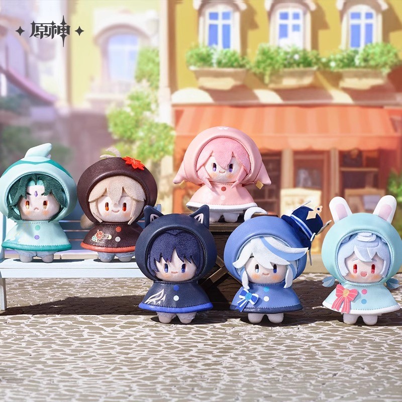 Mihoyo Genshin Impact Plush Pendant Furina Yae Miko Wanderer Xiao Kaedehara Kazuha