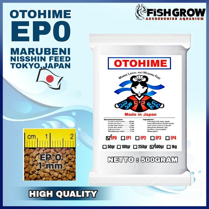 PELET OTOHIME EP1 PAKAN IKAN HIAS AQUARIUM AQUASCAPE 500GR - Ep0