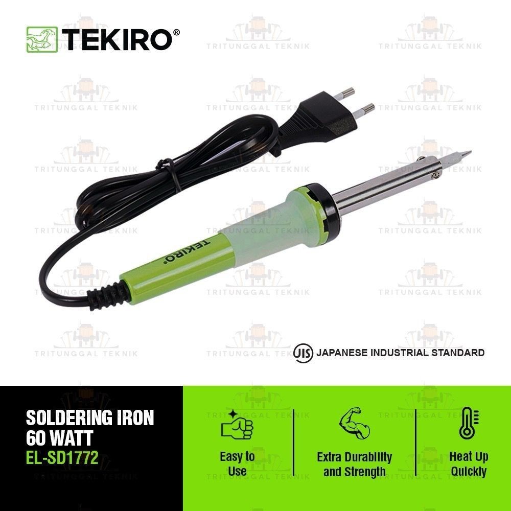 Tekiro Solder Listrik 60 Watt | Soldering Iron Solder Model Lurus 60 W  40 Watt Terbagus
