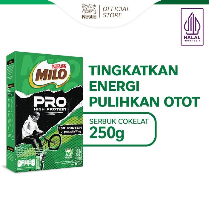 

MILO PROTEIN Susu Bubuk Cokelat 250g