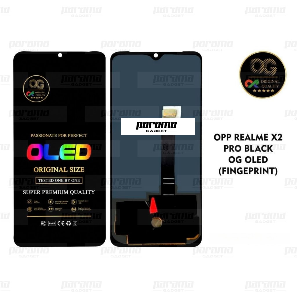 LCD REALME X2 PRO TOUCHSCREEN OLED FINGERPRINT ORI OG SUPER