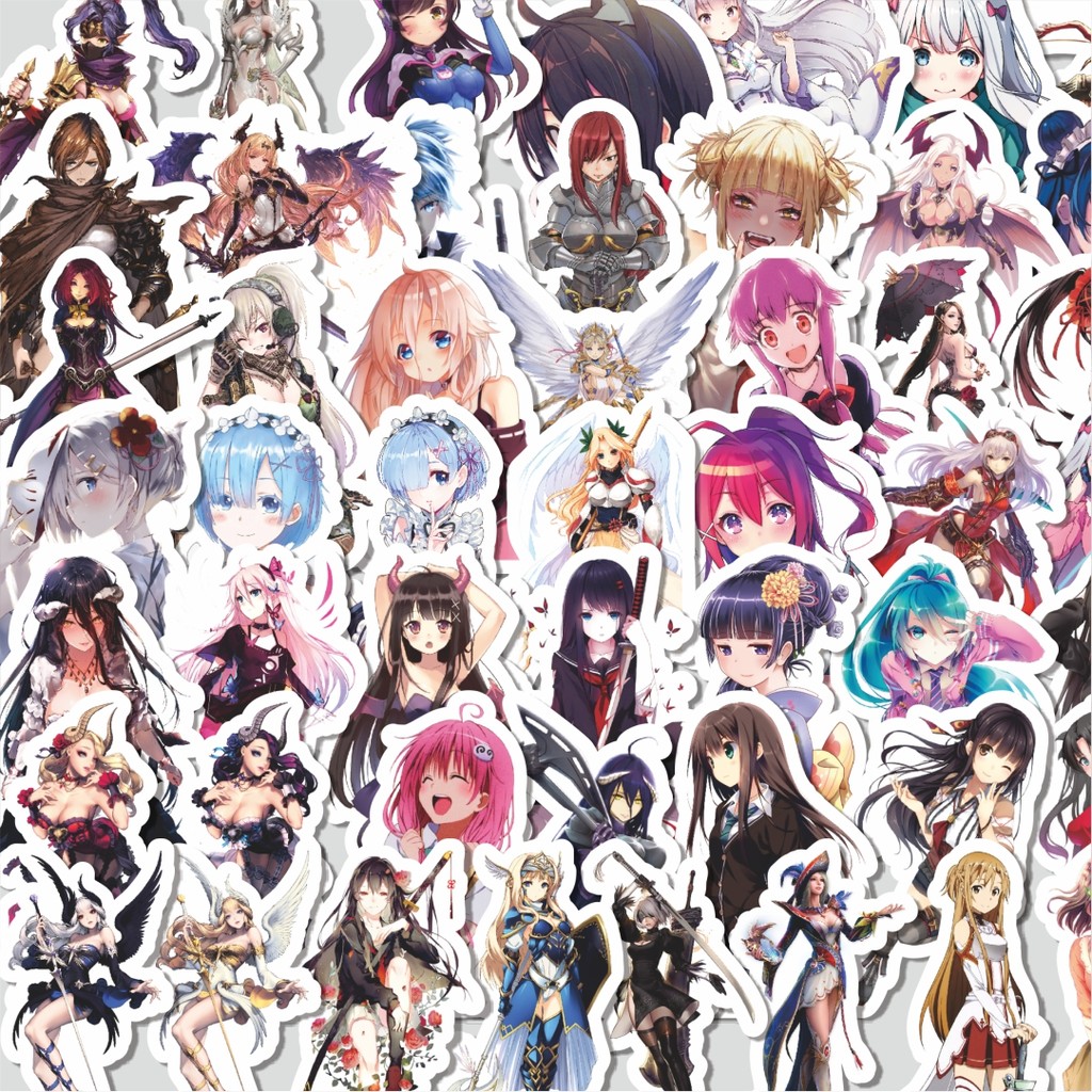 

Stiker Cutting Pack Stiker Acgn Beauty Girls Series Character Mix Isi 100Pcs Series Aesthetic Lucu Keren Untuk Koper Bahan Vynil