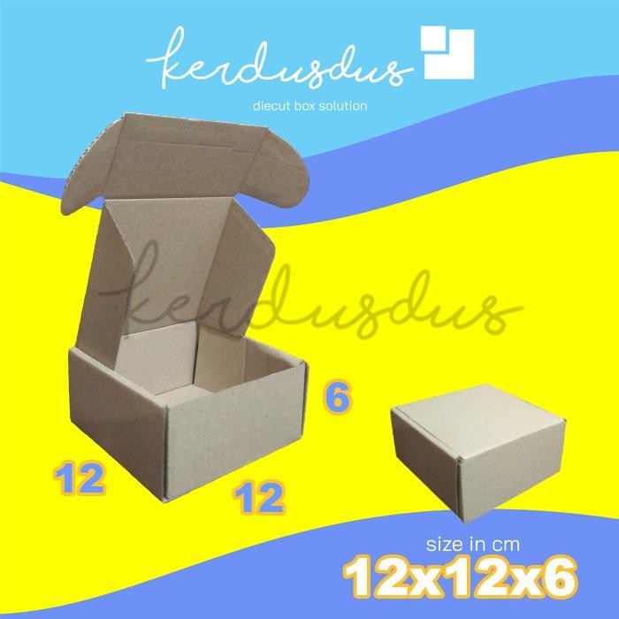 

12x12x6 cm kardus carton box diecut pizza kue packing packaging