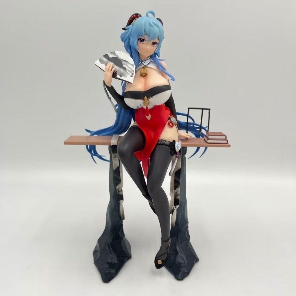 Pajangan Figure Genshin Impact Ganyu 25cm Sitting Position