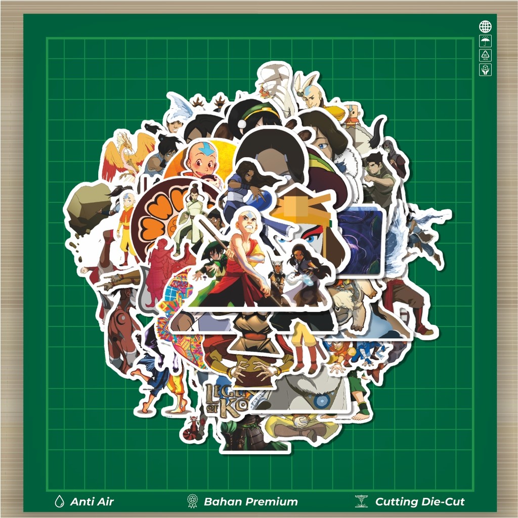

HOT 50 PCS STIKER Stiker Nickelodeon Series Avatar Bender Character Mix 5 Stiker Fashion Cars Decal Dingin Kartu Album Custom Vinyl Anti Air- Sticker Aesthetic Buku Journal Koper Casing HP Tablet Laptop Helm Motor Botol Minum