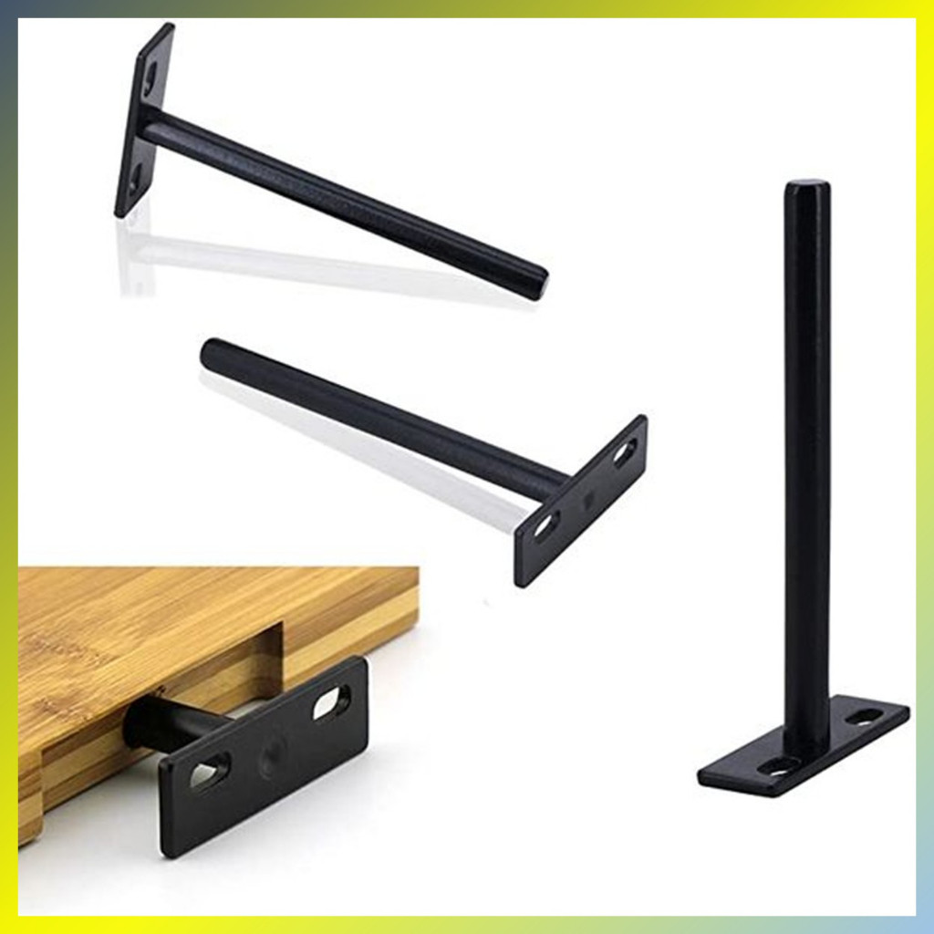 Besi Ambalan Rak Dinding Penyangga Rak Melayang Besi Brecket Rak Ambalan Tempel Dinding