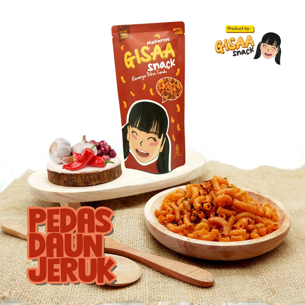 

Makaroni extra pedas – gisaa snack | cemilan viral renyah gurih level pedas & non pedas 100% halal bisa cod