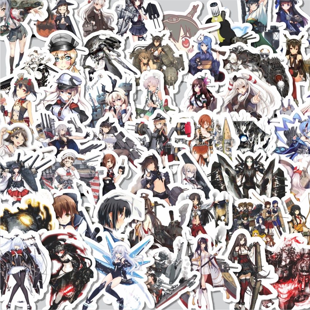 

Stiker Cutting Pack Stiker Anime Game Series Kantai Collection Character 9 Isi 100Pcs Series Aesthetic Lucu Keren Untuk Koper Bahan Vynil