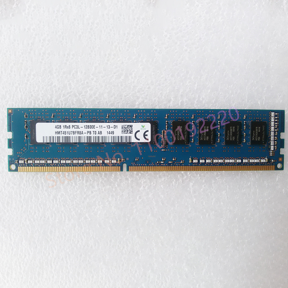 1 Pcs 4G DDR3L 1600 ECC For SK Hynix Memory RAM 4GB 1Rx8 PC3L-12800E
