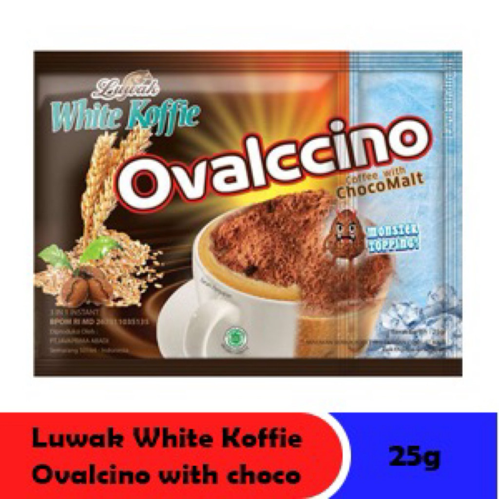 

Ovalcino Choco Malt / 1 Renceng / 15 Pcs