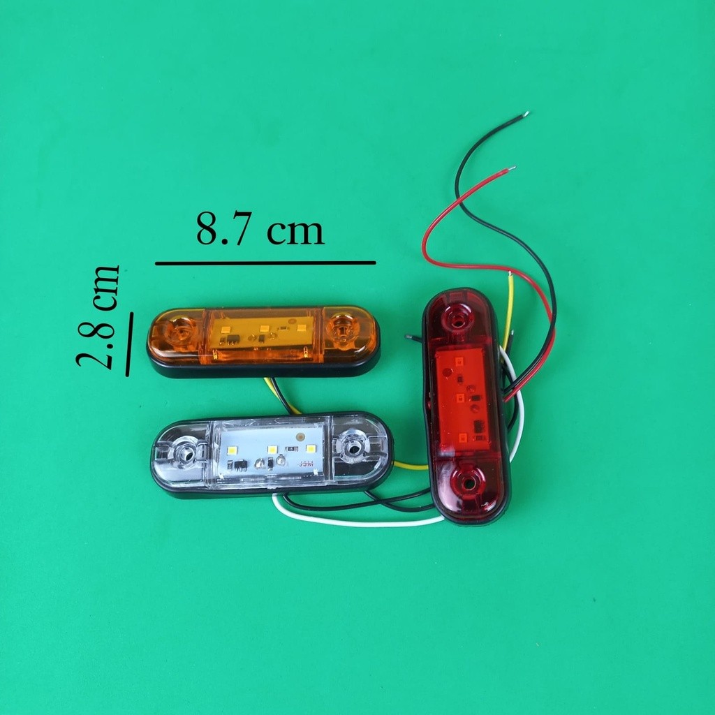 lampu side marker mobil truk / bus/ box 24 volt