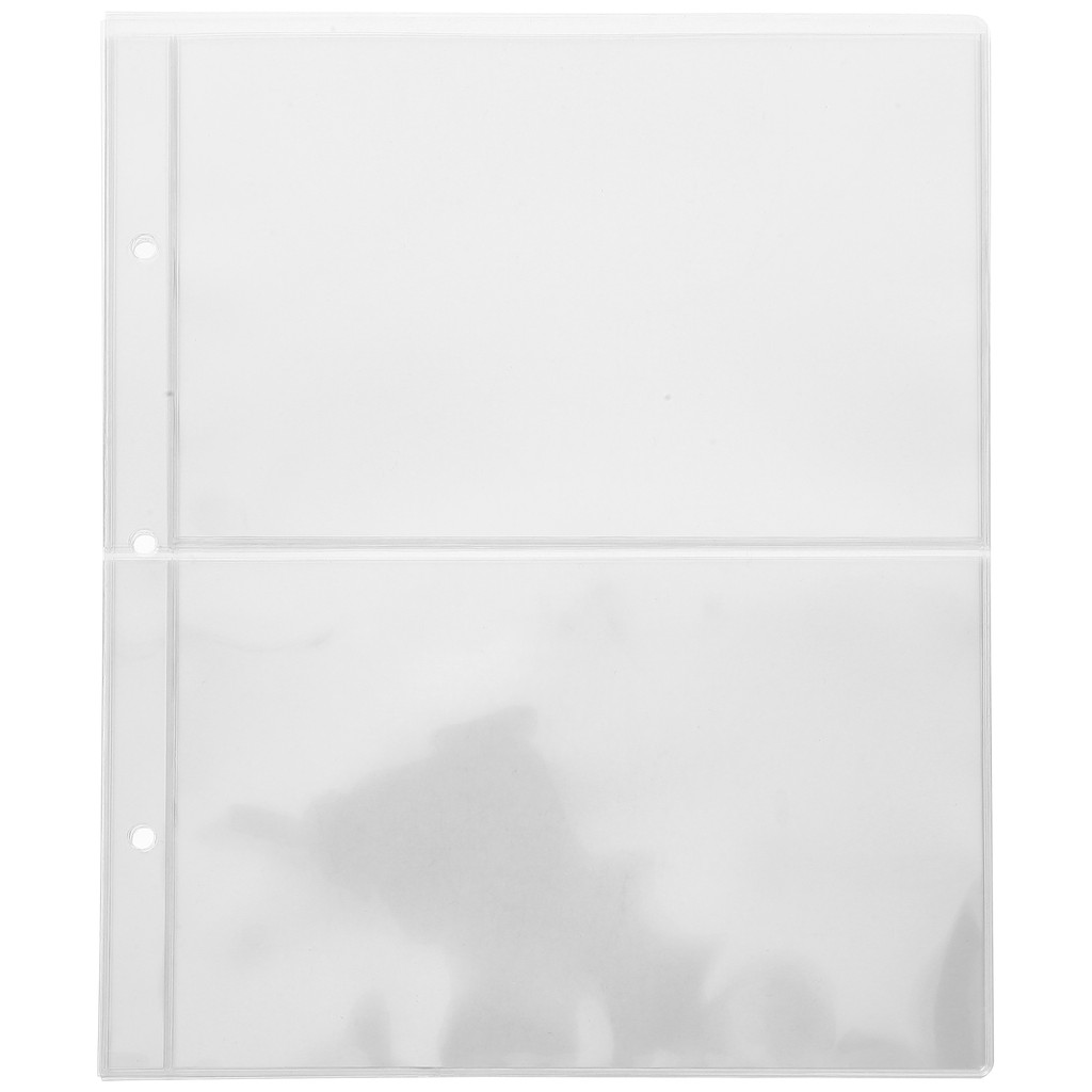 

1 Bag Of Banknotes Holders 3-Hole Paper Currency Loose Leaf Collection Book Inner Page Transparent Bill Money Bags