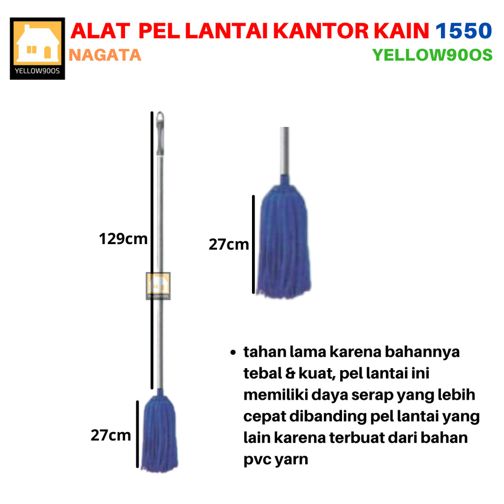 Alat Pel Lantai Kanebo 1550 Dengan Gagang Nagata