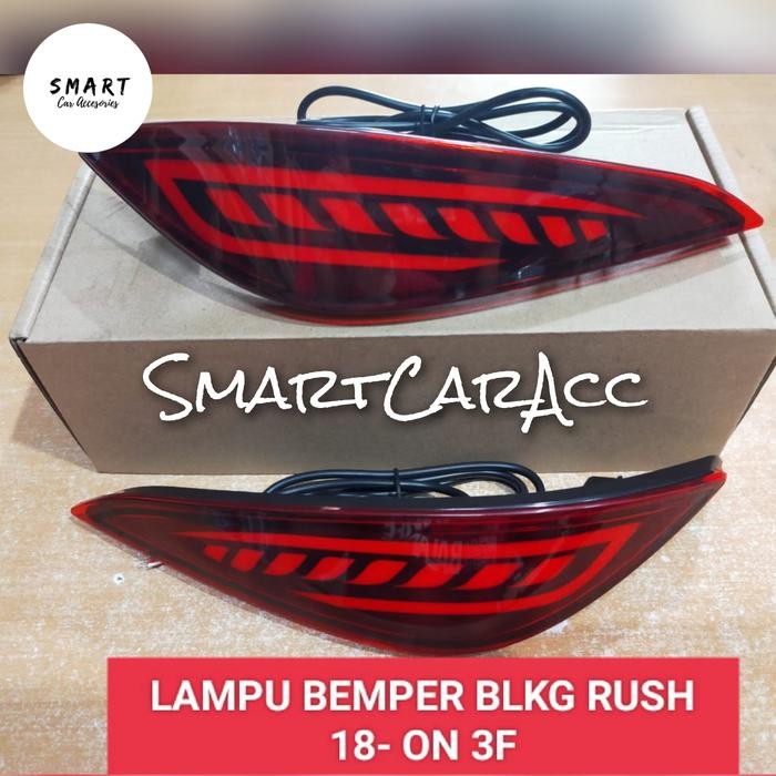 Reflektor bemper belakang LED RUSH TERIOS 2018