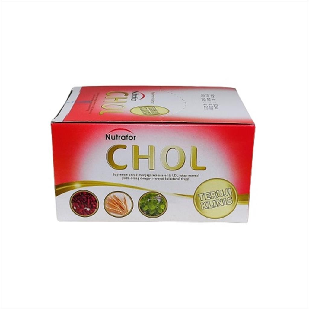 Nutrafor Chol – Obat Herbal Penurun Kolesterol & Pelindung Jantung [120 Kapsul]