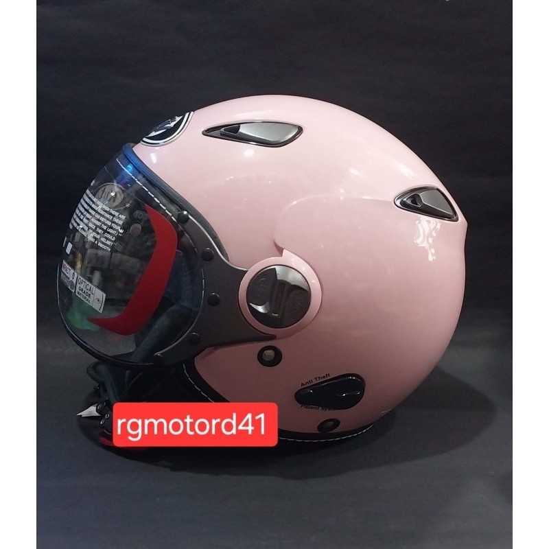 HELM KYT ELSICO SOLID  |HELM KYT HALF FACE