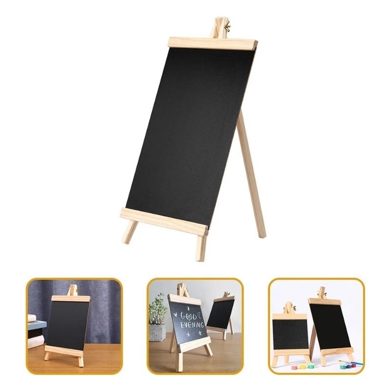 

Mini Standing Black Board / Sign Board / Papan Kapur Hitam / Papan Tulis Hitam Berdiri / Papan Petunjuk / Standing Board / Papan Tulis Mini / Papan Kapur Mini