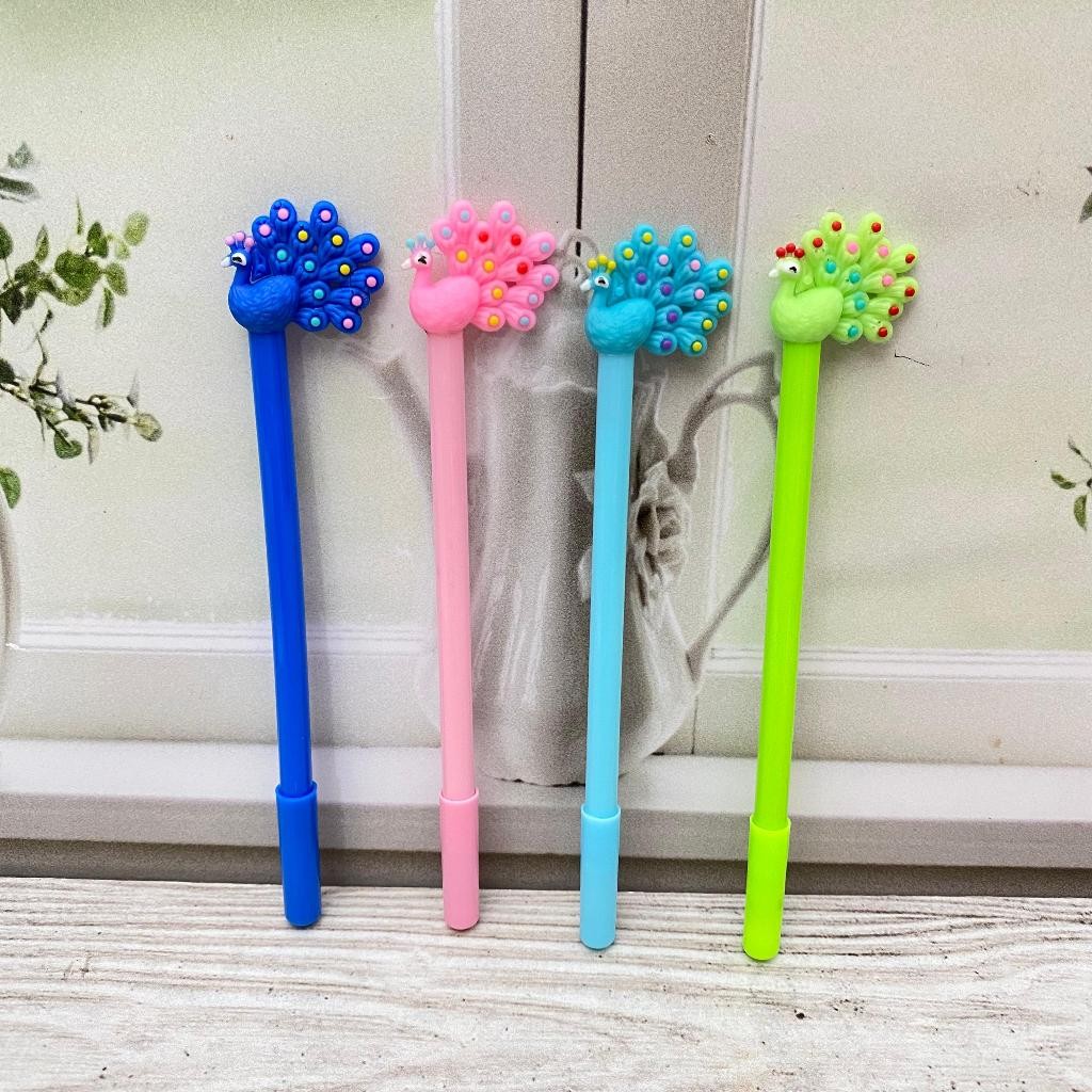 

READY Pulpen Gel Tinta Hitam / Bolpen Karkater BURUNG MERAK PGK-1897 Perlengkapan Alat Tulis Sekolah Kantor Harga Satuan Bisa cod Tersedia Banyak Varian Bisa Cod