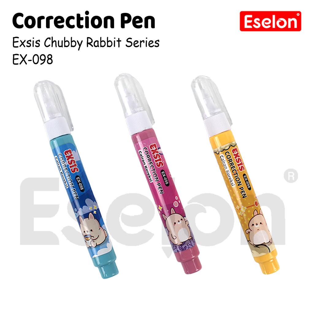 

1buah Tipex Cair EXSIS EX-098 / Correction Pen Botol Panjang Karakter