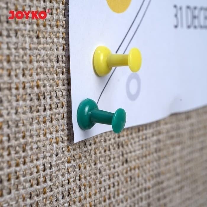 

Push Pin / Jarum Tekan / Paku Pin Joyko PP-30 - Warna