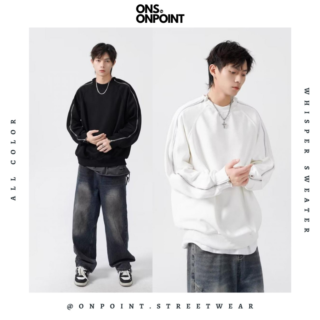 [ONS BY ONPOINT] Whisper Sweatshirt - sweatshirt oversize pria sweaatshirt pria distro sweater pria 