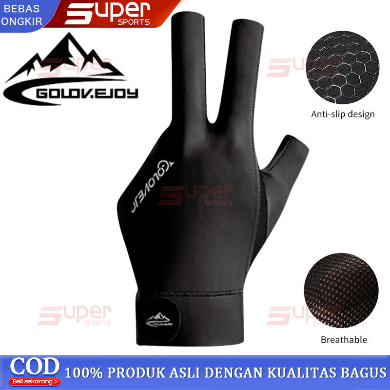 Sarung Tangan Biliar Anti Selip Sarung Tangan Biliar Jari Terbuka dan Jari Penuh Sarung Tangan Anti 