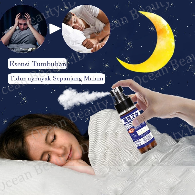 Sleep spray Deep sleep Aromatherapy essential oil spray Pillow mist Obat tidur spray Sleep Mist Buat
