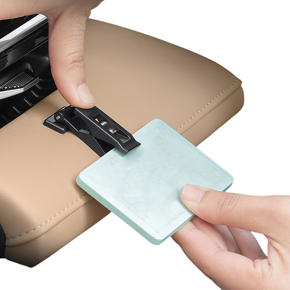 

2PCS Magnetic Car Mount Clamp Car Interior Storage Clips Lightweight Bill Ticket Holder Fastener Self Adhesive Sticky Organizer