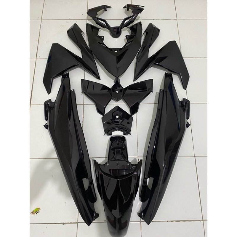 FULL HALUS BODY VARIO 125 / 150 LED OLD HITAM - fullset body halus vario led old hitam - body halus 