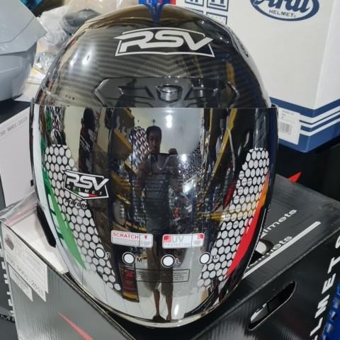 Visor RSV SV300 & WINDTAIL | Iridium Visor - IRIDIUM SILVER