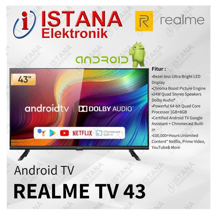 REALME TV 43 INCH ANDROID DIGITAL TV FULL HD