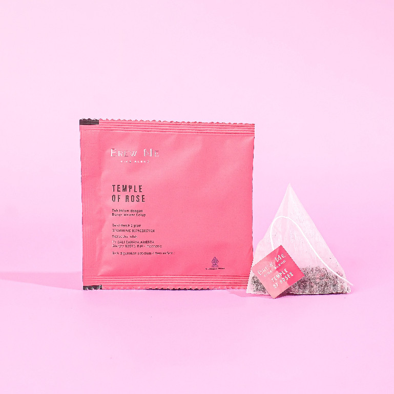 

Brew Me – Temple of Rose - Teabags Pyramid