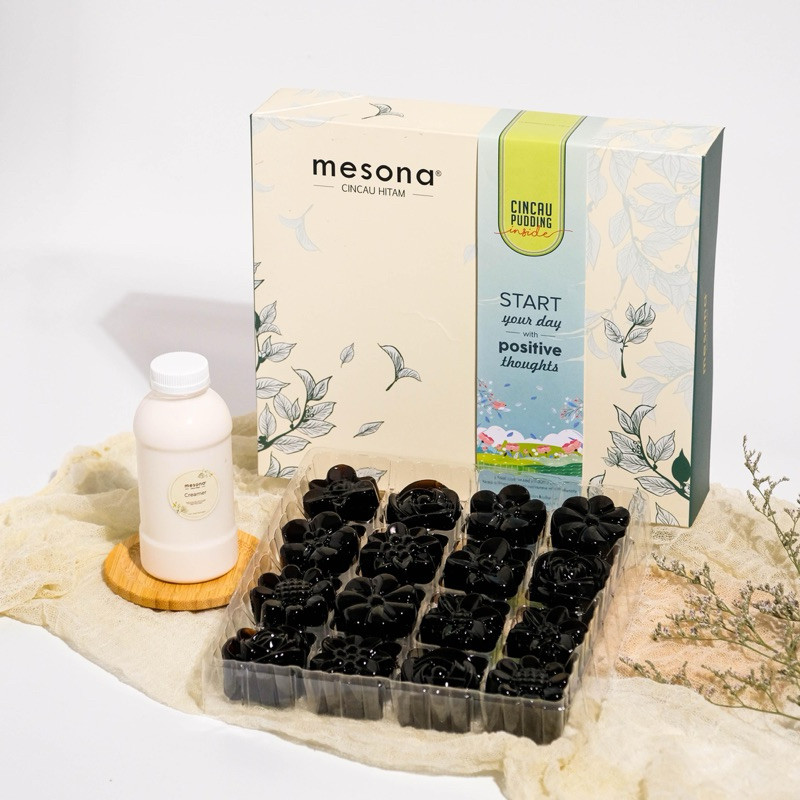 

Hampers Mesona Cincau Hitam Pudding Mini (Dengan Box)