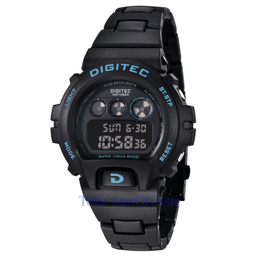 Promo Original Jam Tangan Digitec DG-5198R / Jam Tangan Digitec DG 5198 tahan Air DG5198R Garansi Re
